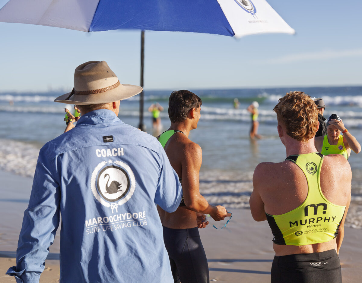The Coast Broadband founders, a surf lifesaving family, on the beach